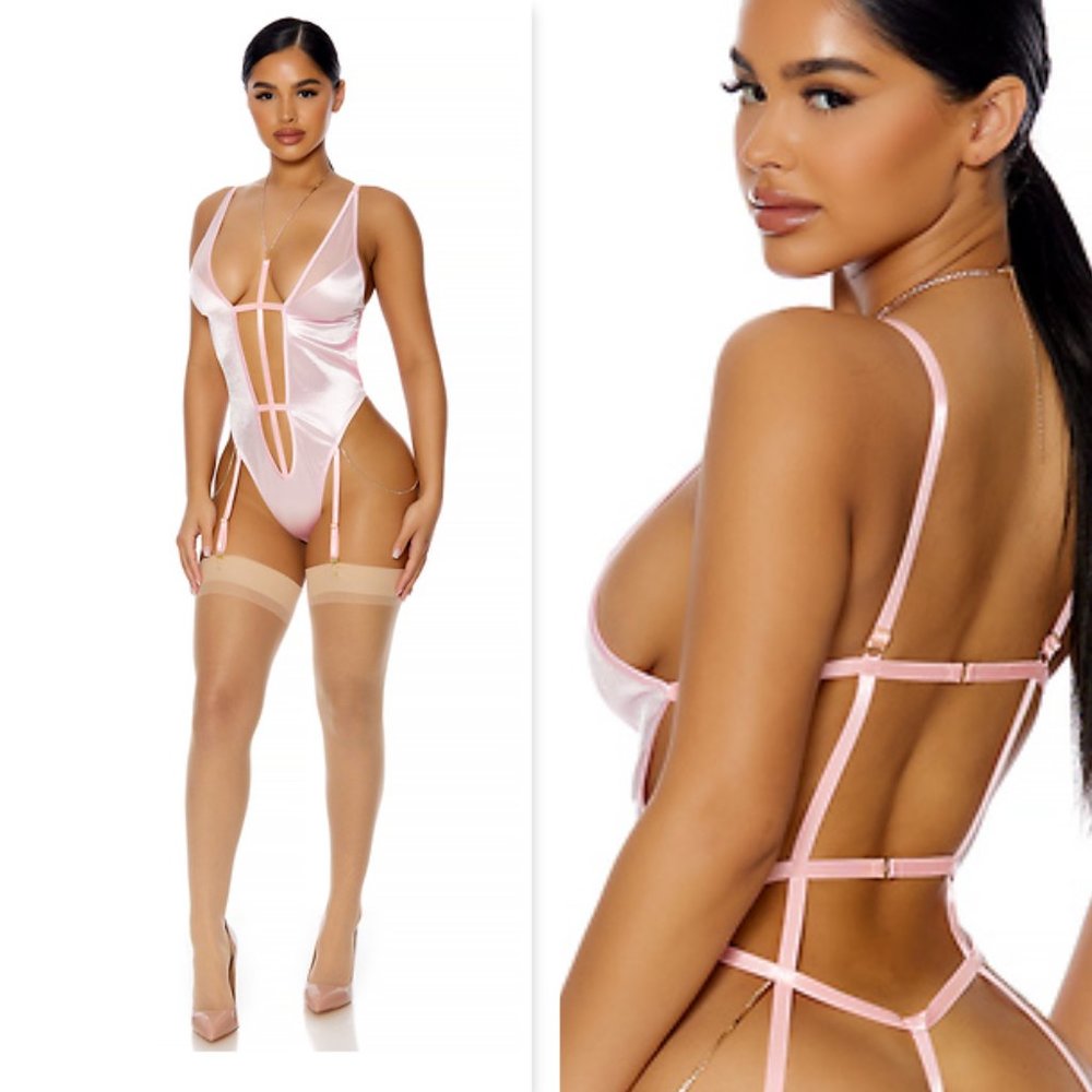 Satin Baby Pink Teddy